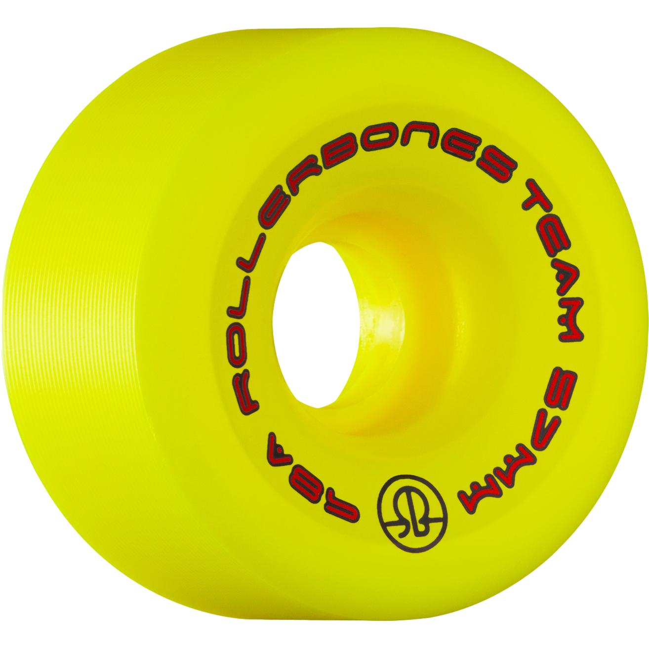 Rollerbones Team Logo 57mm 98A 8pk Yellow