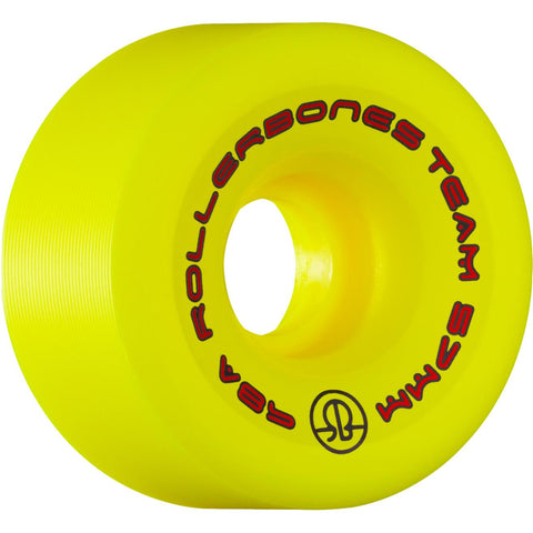 Rollerbones Team Logo 57mm 98A 8pk Yellow