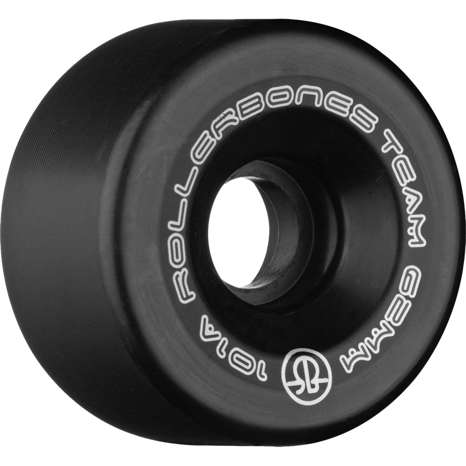 Rollerbones Team Logo 62mm 101A 8pk Black