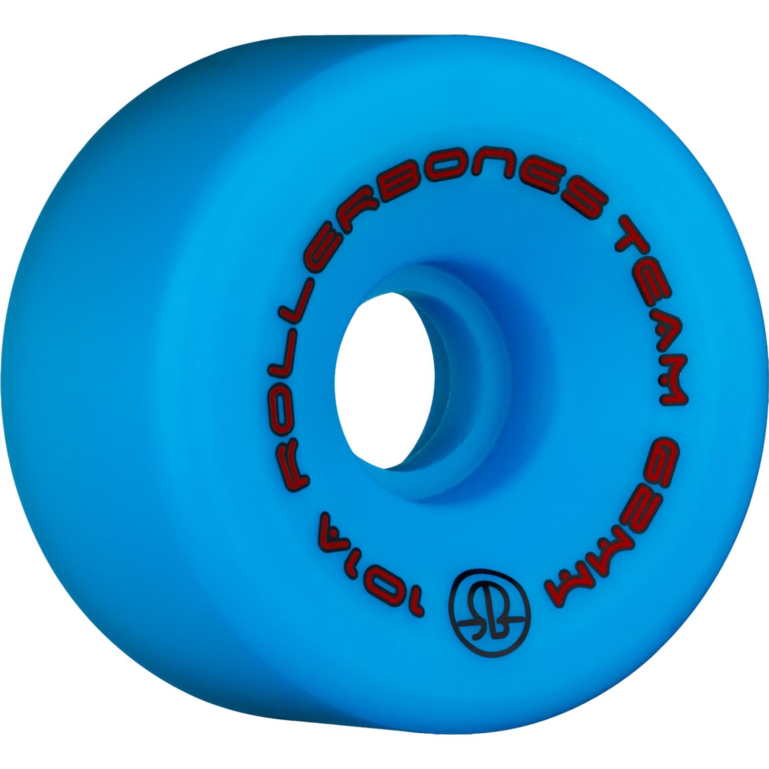 Rollerbones Team Logo 62mm 101A 8pk Blue