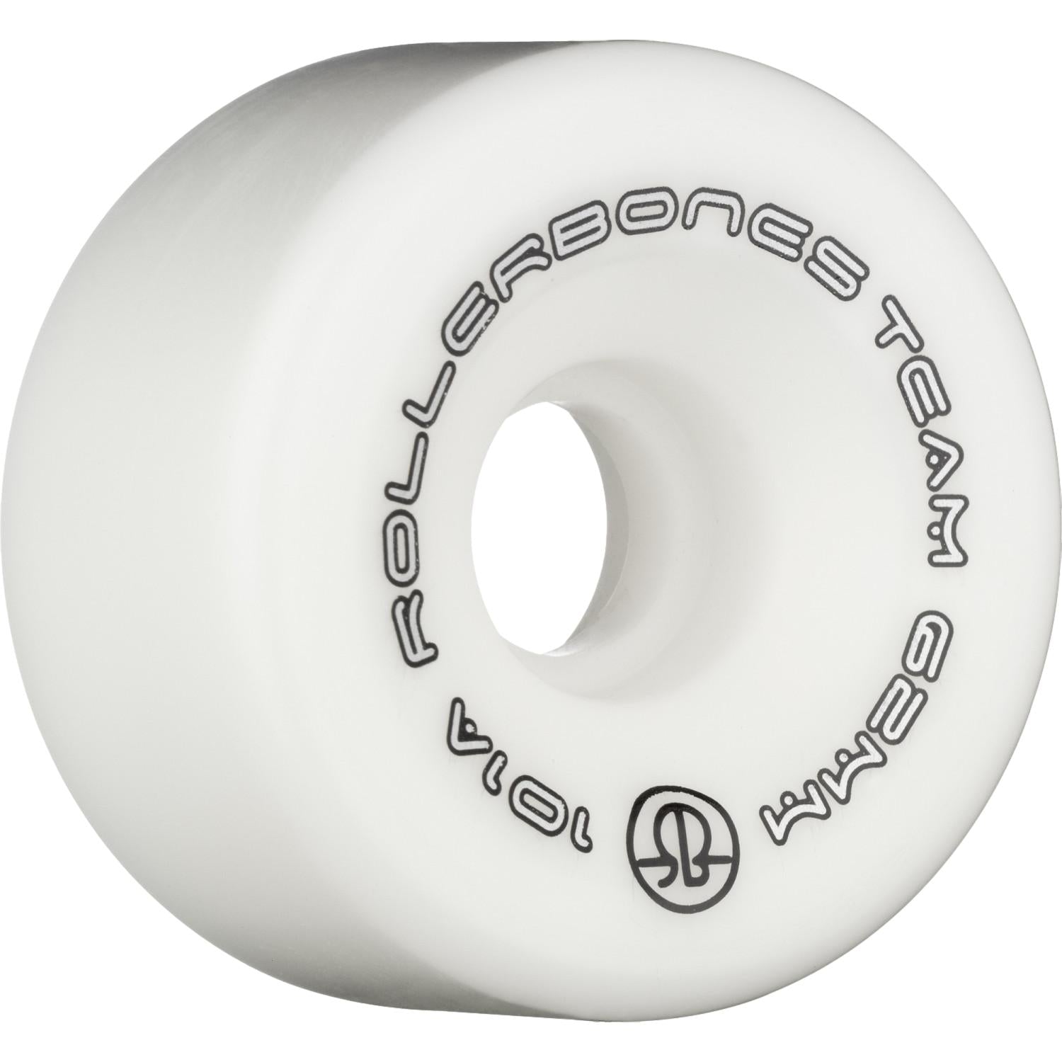 Rollerbones Team Logo 62mm 101A 8pk White