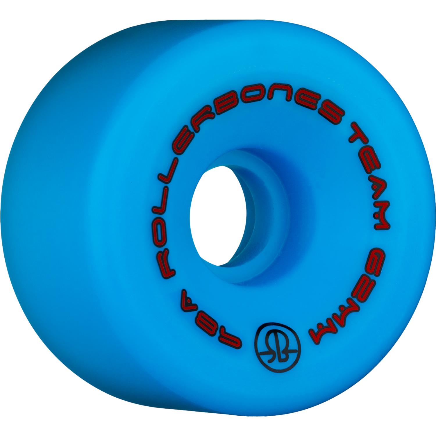 Rollerbones Team Logo 62mm 98A 8pk Blue