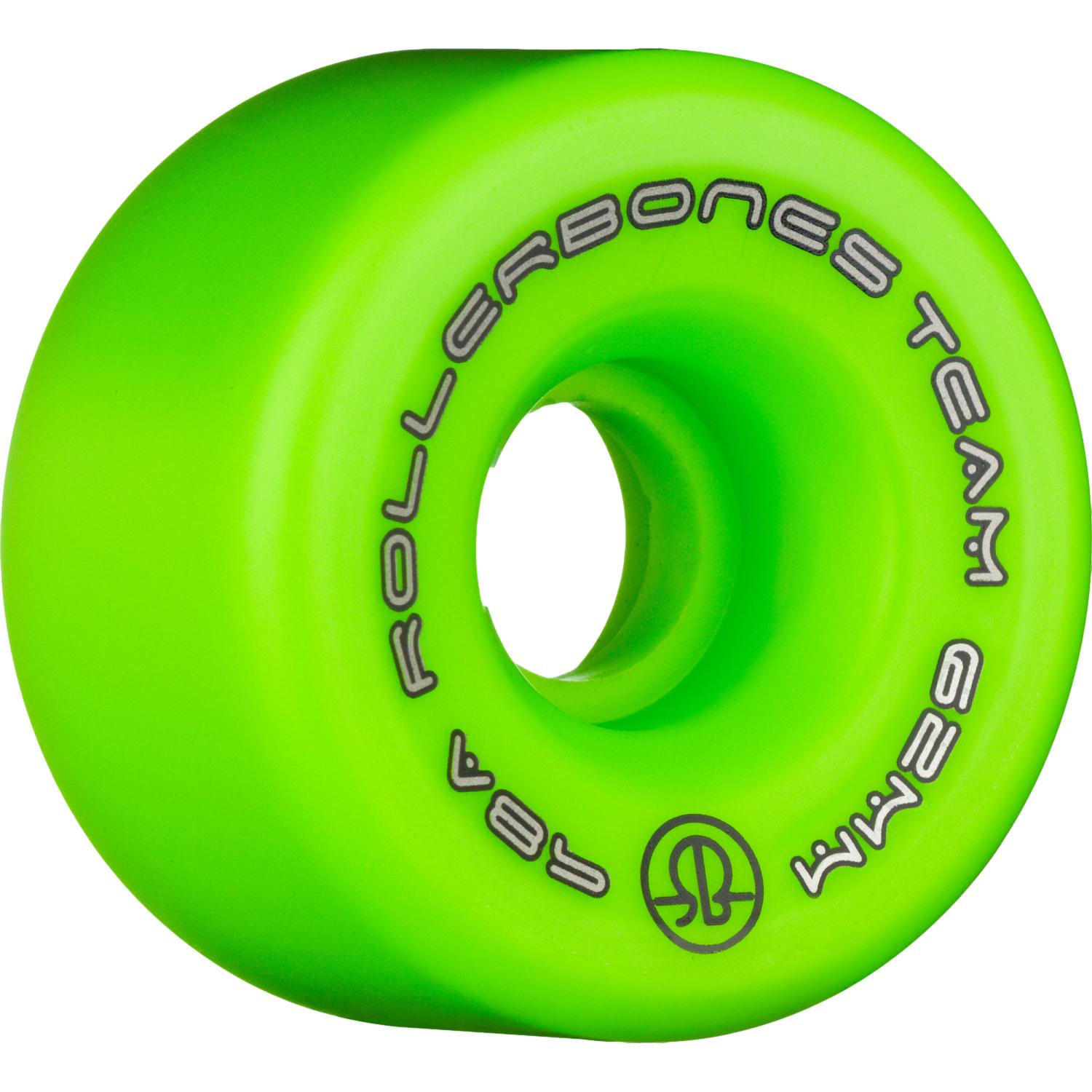 Rollerbones Team Logo 62mm 98A 8pk Green
