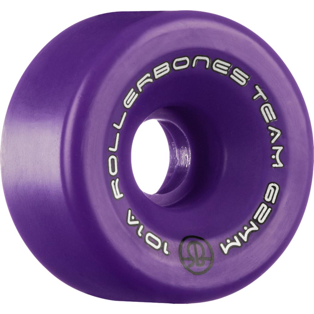 Rollerbones Team Logo 62mm 101A 8pk Purple