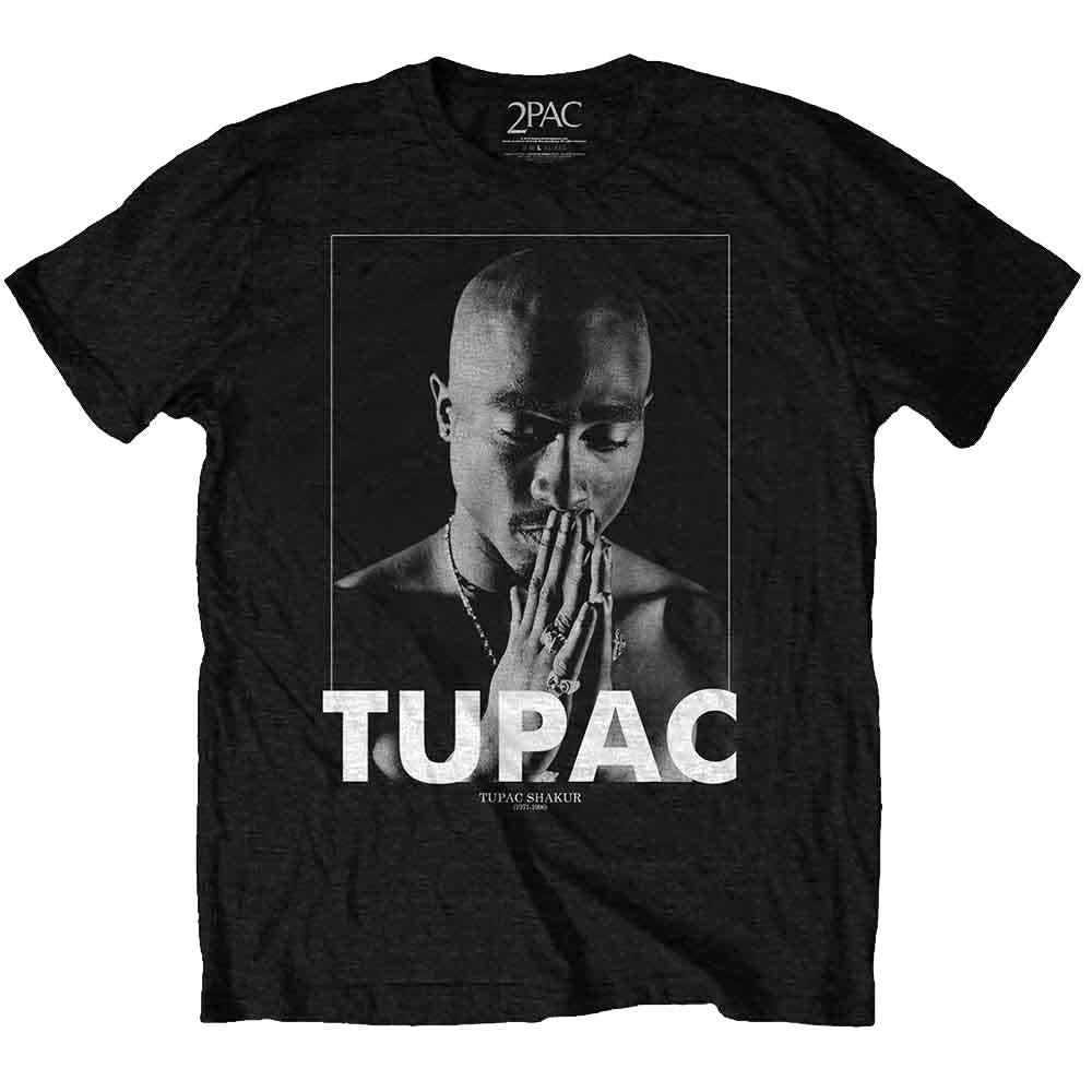 Tupac Praying Tshirt Black