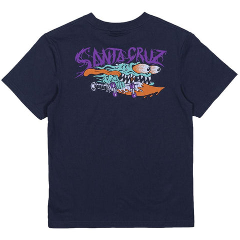 Santa Cruz Meek Slasher Youth T-Shirt Navy