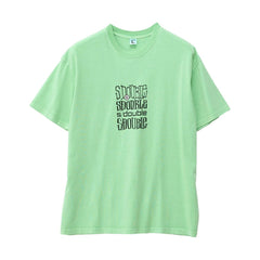 S Double Logo Fest Tee Pigment Green