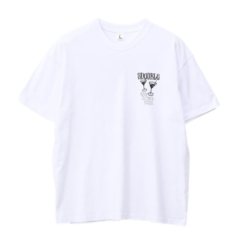S Double Time to Relax Tee White