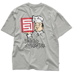 S Double Fantastico Short Sleeve T-Shirt Heather Grey