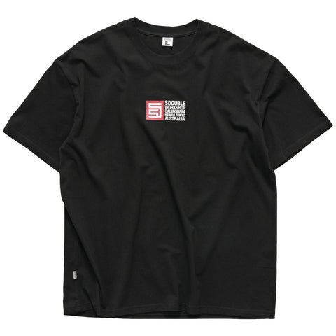 S-Double Flags Tee Black