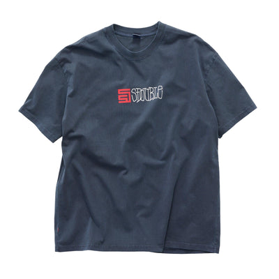 S-Double Timeless T-Shirt Overdye Navy