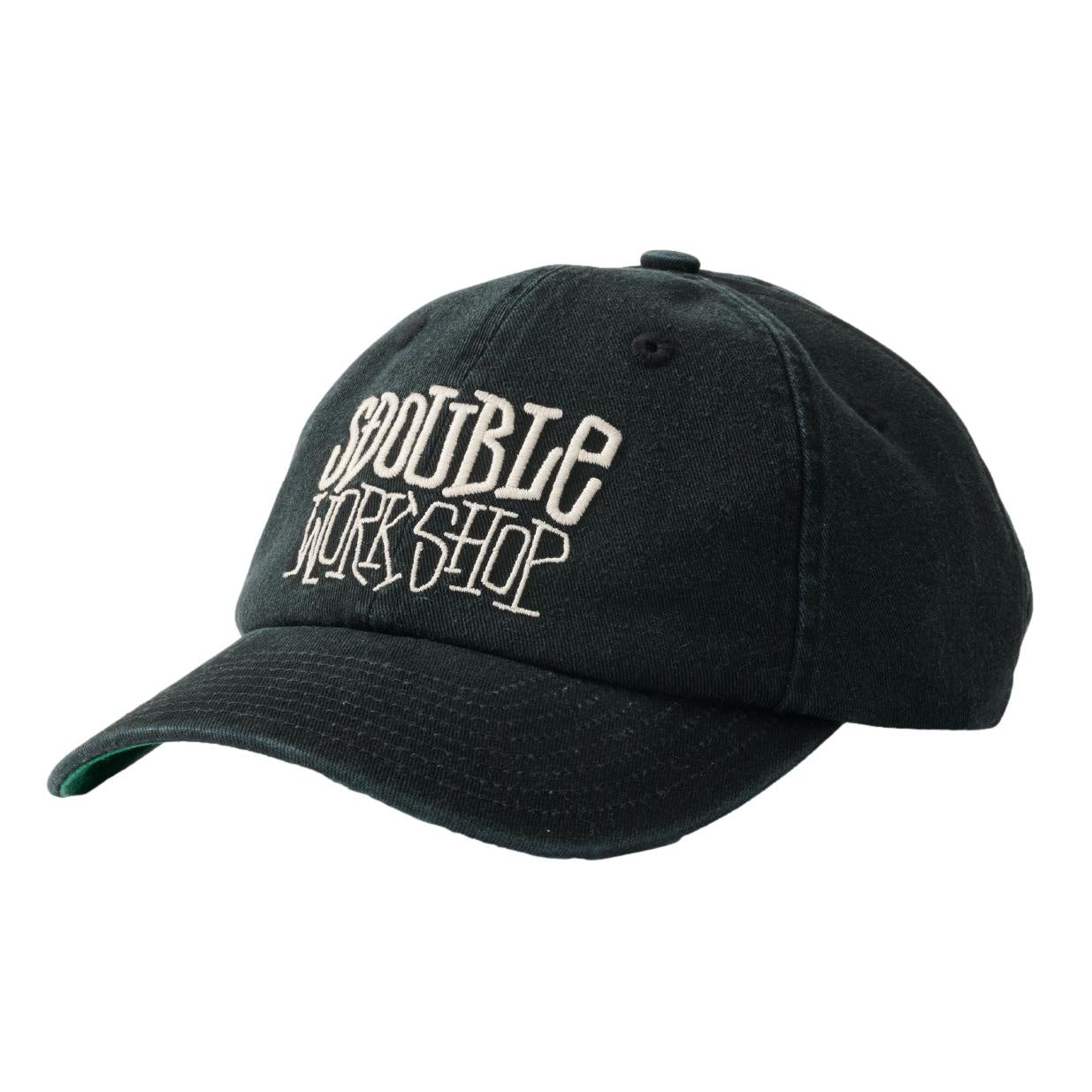 S-Double Workshop 6 Panel Low Pro Cap Black