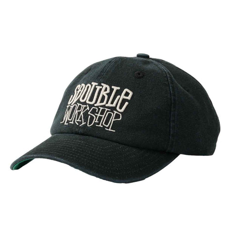 S-Double Workshop 6 Panel Low Pro Cap Black