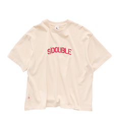 S-Double Stencil Heavy Weight T-Shirt Unbleached