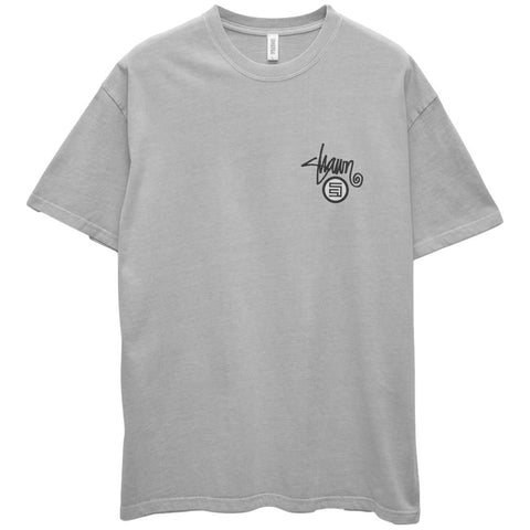 S Double Shawn Dot Tee Washed Grey