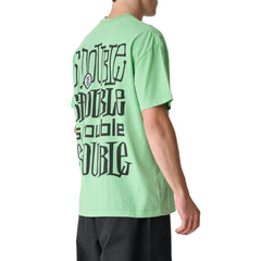 S Double Logo Fest Tee Pigment Green