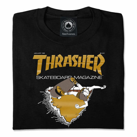 Thrasher First Cover Tee Black