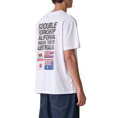 S Double Flags Tee White