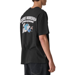 S Double Running Man Short Sleeve T-Shirt Black