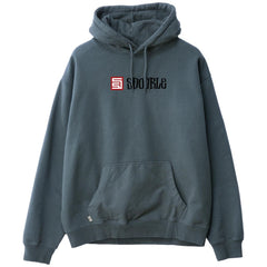 S-Double S-Cube Block Hoodie Marine Blue