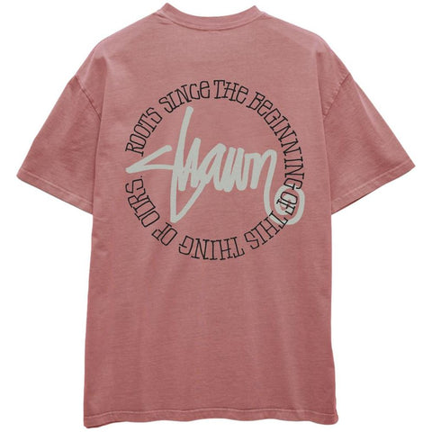 S-Double Shawn Dot Tee Washed Rose Tee