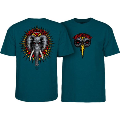 Powell Peralta Mike Vallely Tee Midnight Teal
