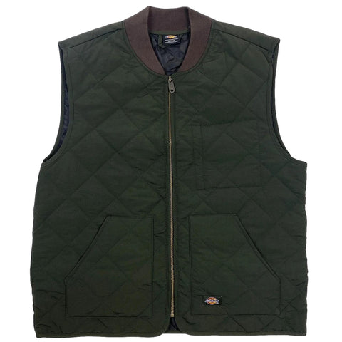 Dickies Vincent Quilted Vest Olive Green