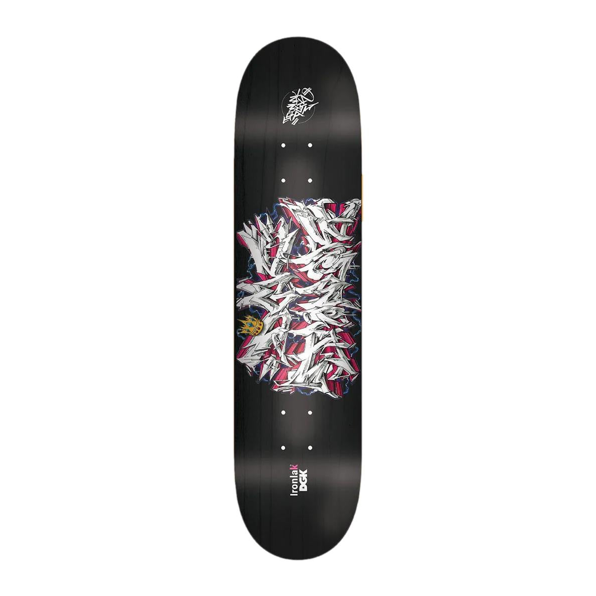 DGK x Ironlak Volts Deck Black 8.5"