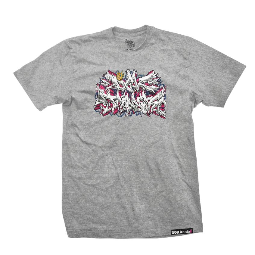 DGK x Ironlak Volts Tee Gray