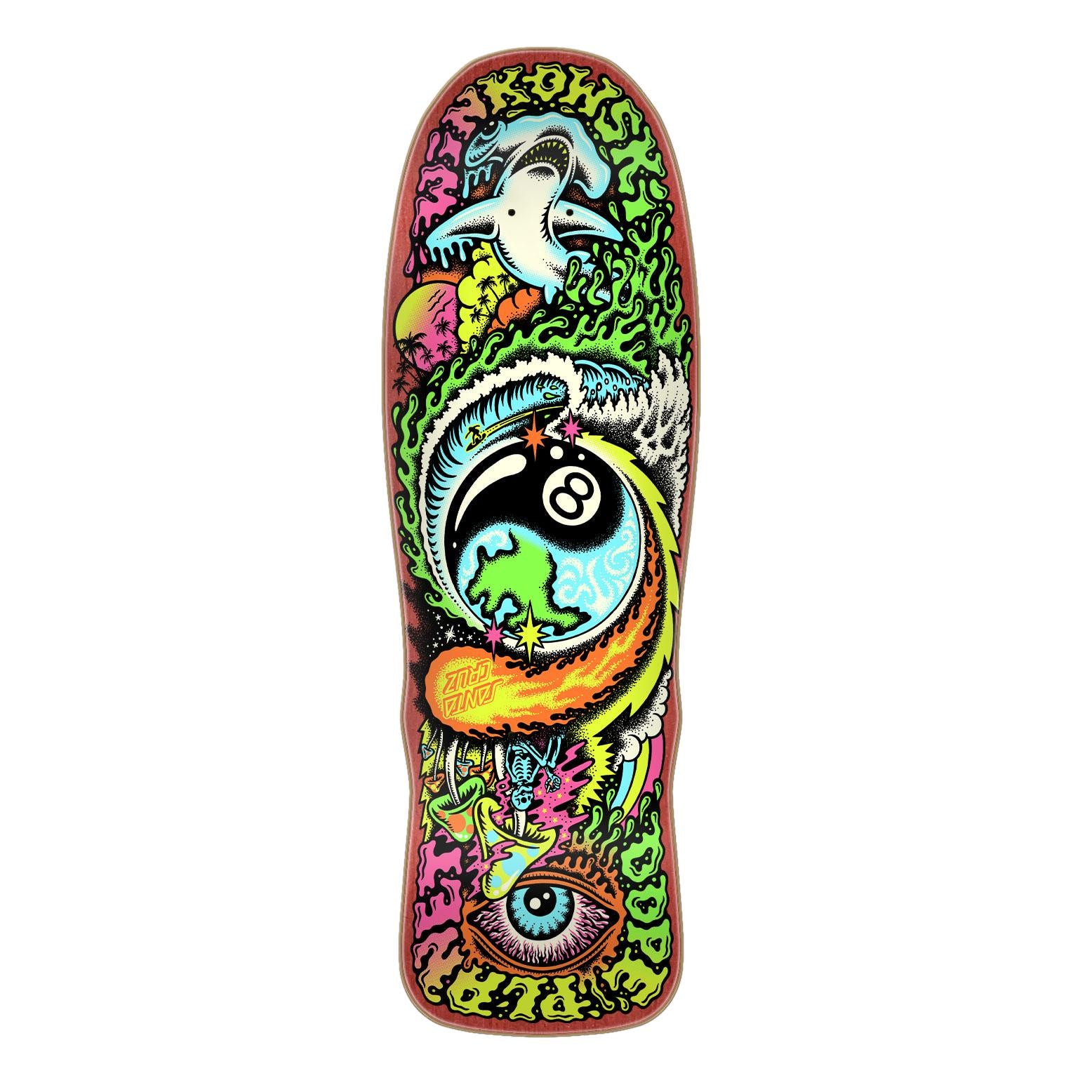 Santa Cruz Winkowski Dope Planet Micro Freaks Skateboard Deck 8.75in x 27.5in