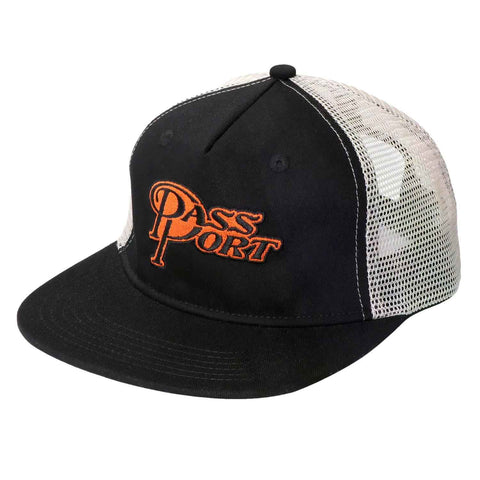 Pass-Port Minimum Output Workers Trucker Cap Black / Natural