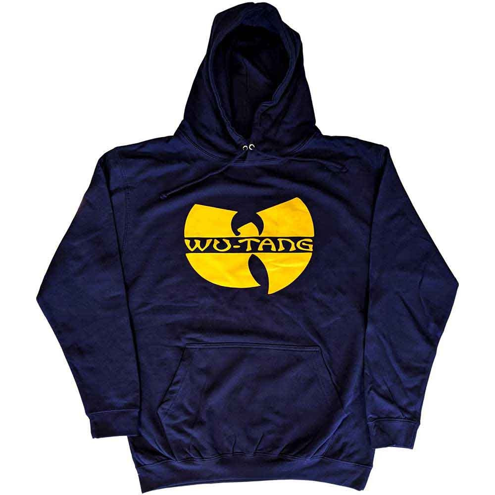 Wu-Tang Clan Unisex Pullover Hoodie: Logo Navy Blue