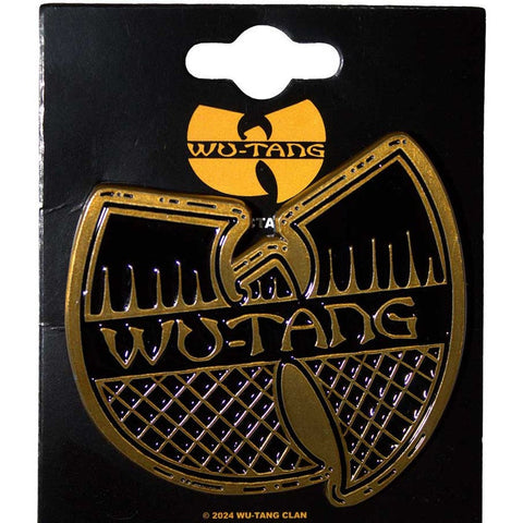Wu-tang Clan Pin Badge Black & Gold