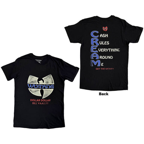 Wu-Tang Clan C.R.E.A.M Tshirt Black