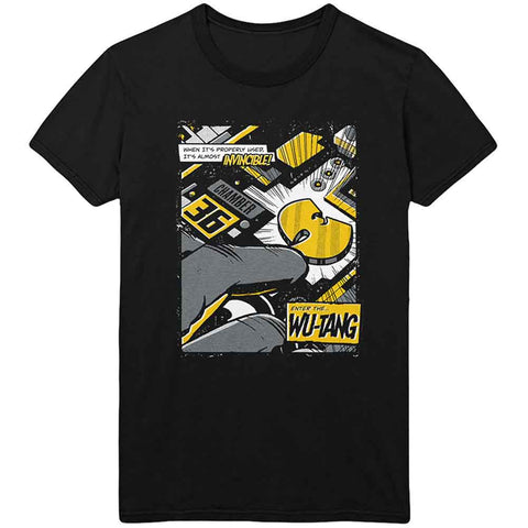 Wu-Tang Clan Unisex T-Shirt Invincible Black