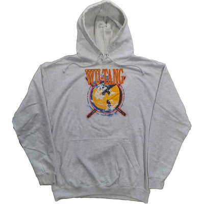 Wu-Tang Clan Unisex Pullover Hoodie: Protect Ya Neck Grey