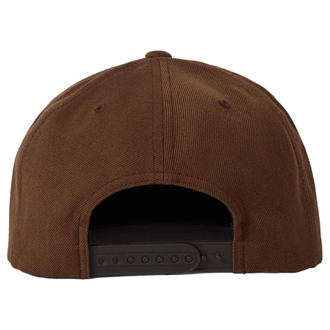 Brixton Roller MP Snapback Cap Pinecone Brown