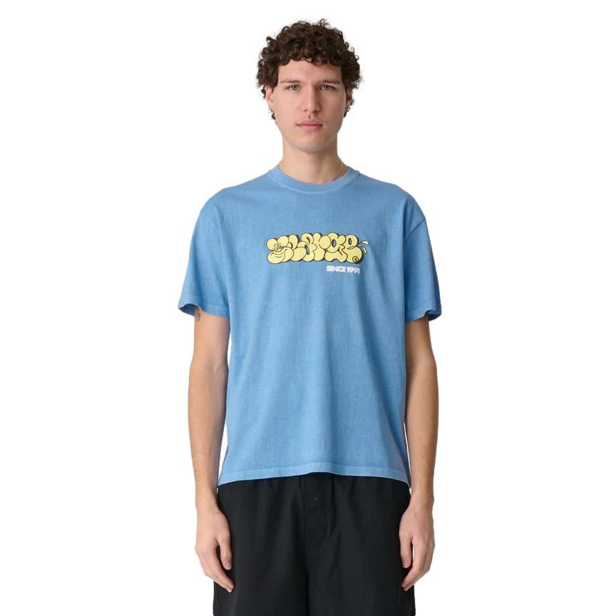 X-Large Graffiti Smile Tee Pigment Blue