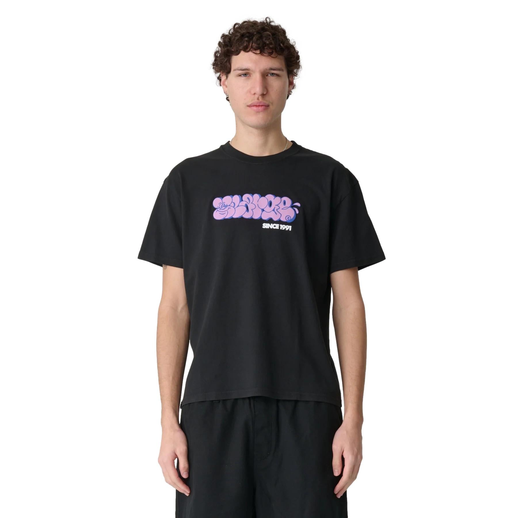 X-Large Graffiti Smile Tee Pigment Black