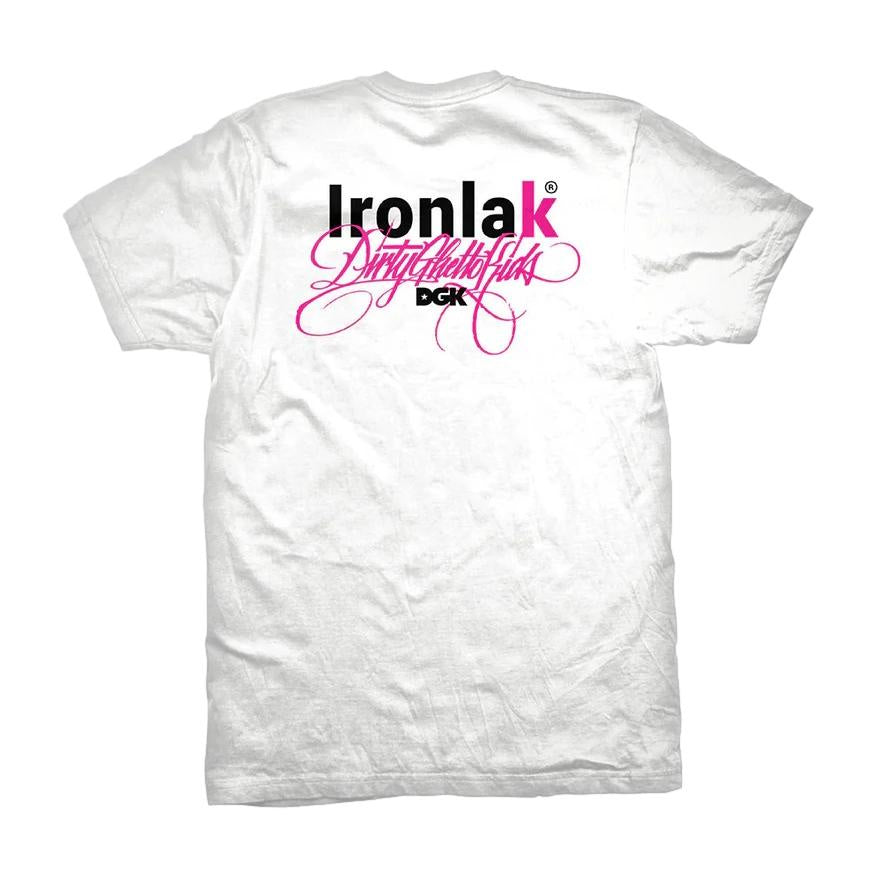 DGK x Ironlak Yard Tee White