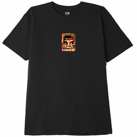 Obey Icon Face Collage Tee Black
