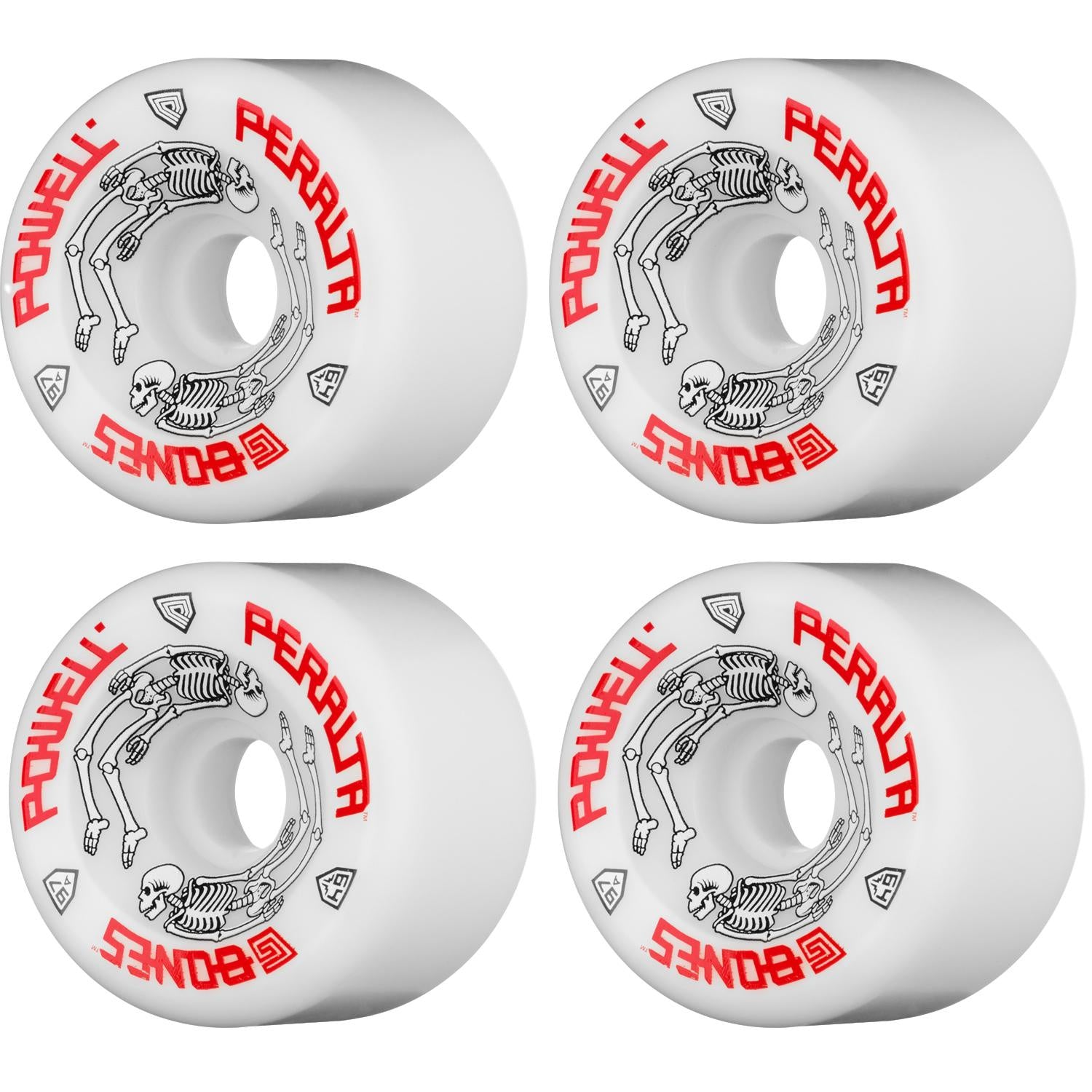 Powell Peralta G Bones White 64mm x 97A