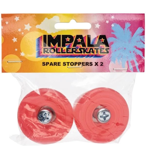 Impala Bolt-On Toe Stops Pair Red