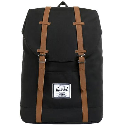 Herschel Retreat Backpack 19.5L Black / Synthetic Leather