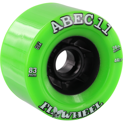 ABEC 11 Refly 83mm 74a Lime Skateboard Wheels 4 Pack