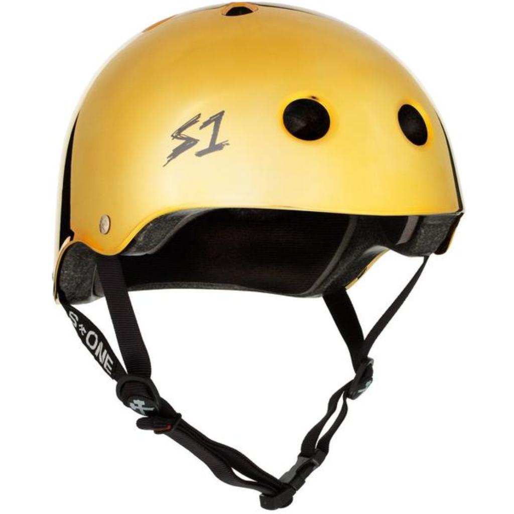 S-One Lifer Gold Mirror Helmet