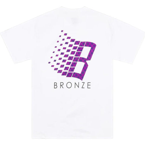 Bronze56K Polka Dot Logo Tee White