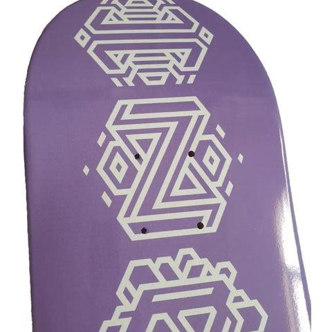 Inbound Isometric Purple Logo Skateboard Deck 8.25