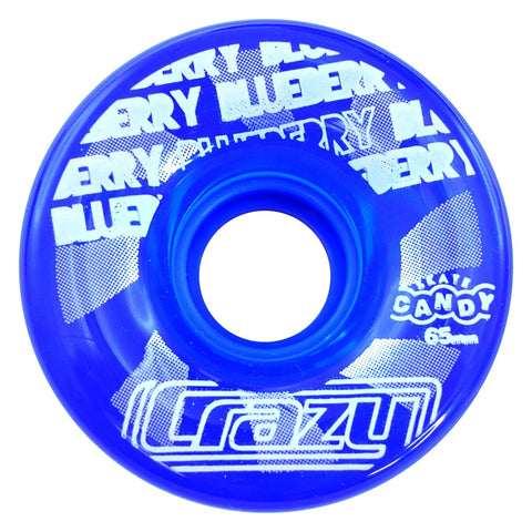 Crazy Skate Candy Outdoor Wheels 4 pack 65mm / 78a Blueberry