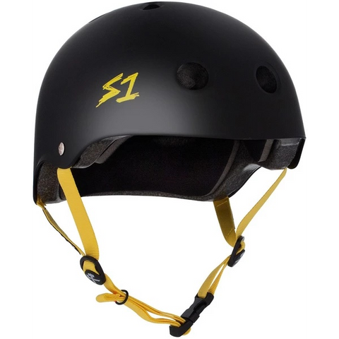 S-One Lifer Black Matte / Yellow Helmet
